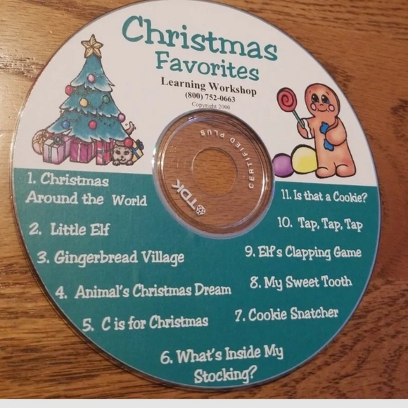 Children's Christmas Favorites Teacher Student Classroom CD by Learning Workshop - Picture 2 of 4